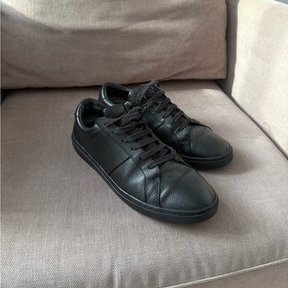 Men’s Black Leather Sneakers Massimo Dutti, Size EU 43 (US 10) - Picture 12 of 12